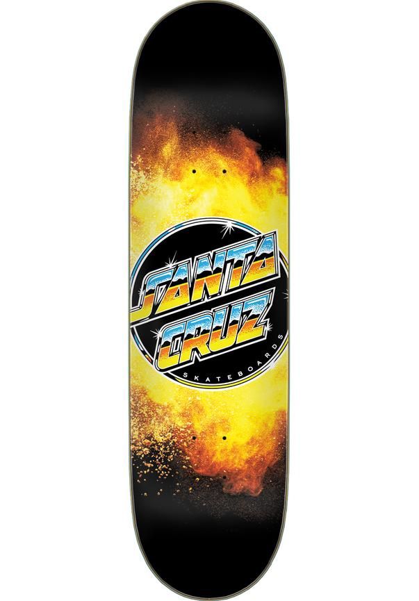 Santa-Cruz Deck Chrome Dot Flame Everslick 8.5&quot;