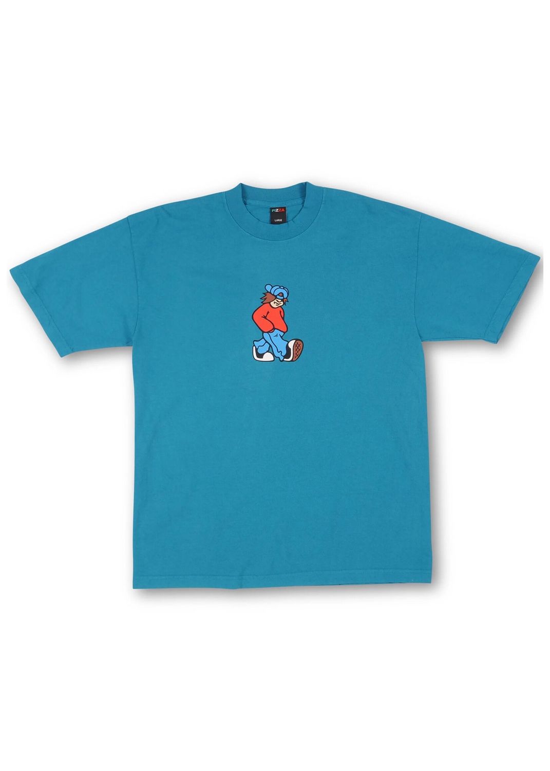 T-Shirt Pizza Skateboards Za Boy dark teal, Kleur: Dark Teal, Maat: M