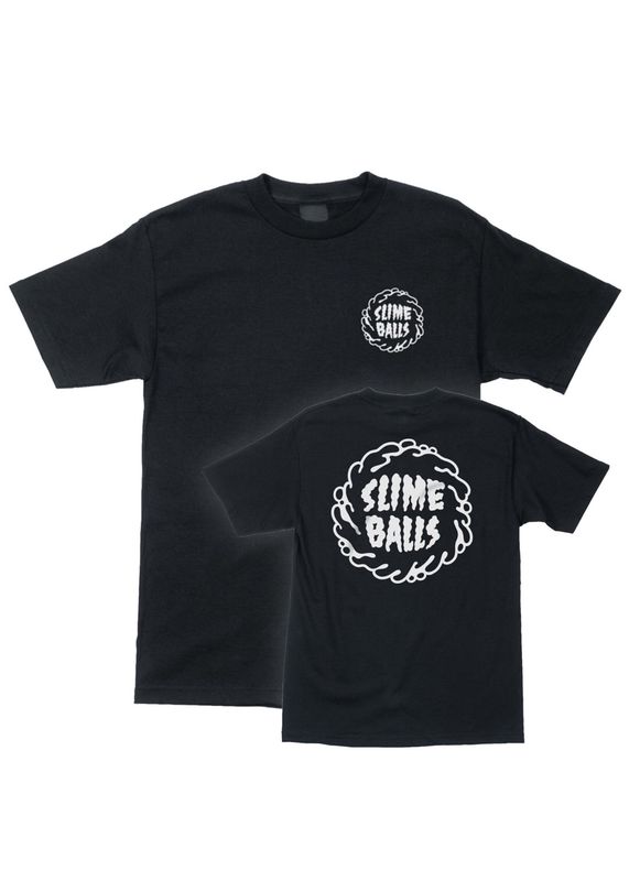 T-Shirt Slime Balls Mono Splat black