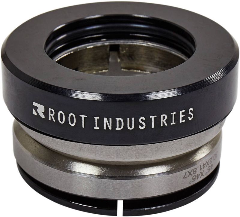 Root Integrated Headset Stuntstep. Leverbaar in verschillende kleuren, Kleur: Zwart