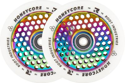 Root Honeycore Wit Compleet 110mm Wiel 2-pack Neochrome