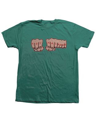 TOY MACHINE FISTS T-SHIRT JADE, Maat: M