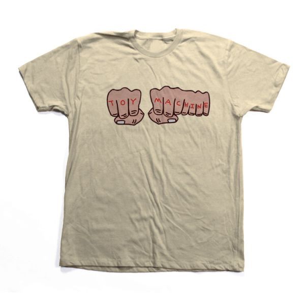 TOY MACHINE FISTS T-SHIRT SAND