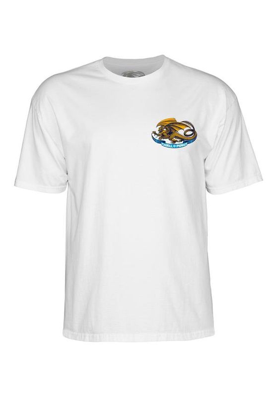 T-Shirt Powell-Peralta Oval Dragon Kids White