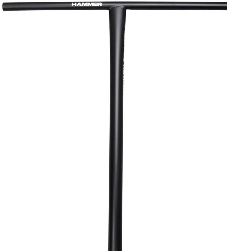 Longway Hammer T Stuntstep Bar zwart. verkrijgbaar in 2 lengtes,