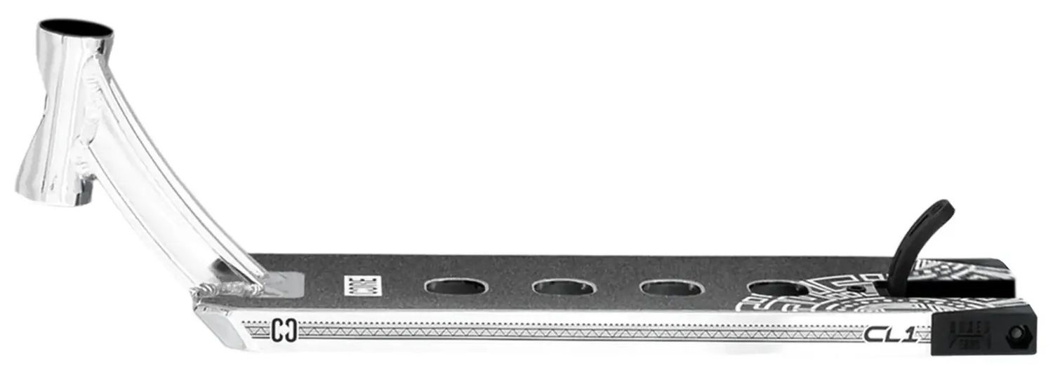 CORE CL1 Stuntstep Deck Chrome 19&quot; leverbaar in diverse kleuren., Kleur: Chrome