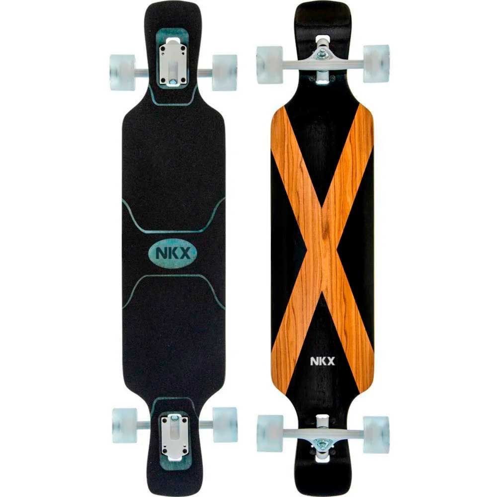 NKX Signature Pro Fiberglass Longboard kleur Olive Flex 1