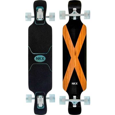 NKX Signature Pro Fiberglass Longboard kleur Olive Flex 1