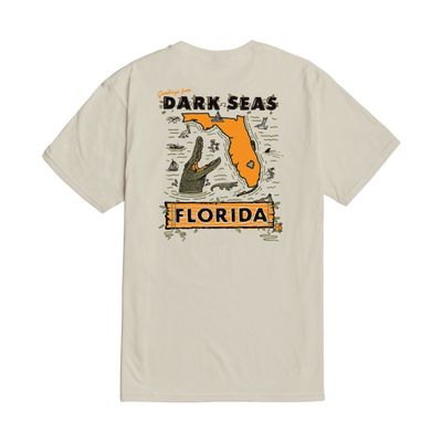 DARK SEAS FLORIDA S/S T-SHIRT CREAM