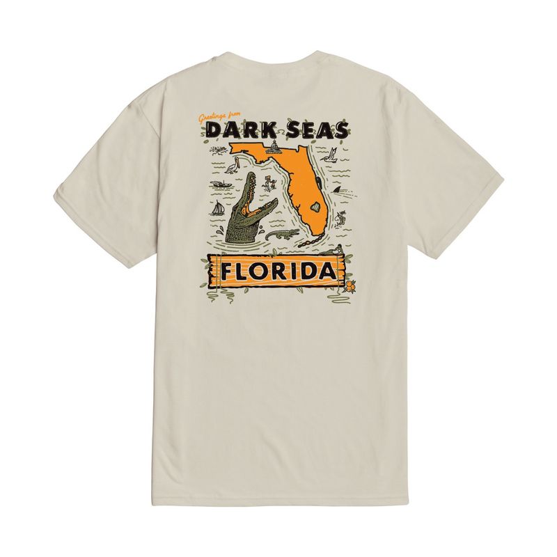 DARK SEAS FLORIDA S/S T-SHIRT CREAM