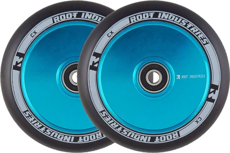 Root Air 110mm Zwart Stuntstep Wielen 2-pack Kleur: Blauw
