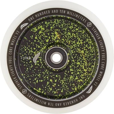 Striker Lighty Full Core V3 Wit Stuntstep Wiel Kleur: Green Splash