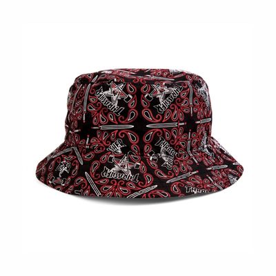 THRASHER BANDANA BUCKET HAT BLACK
