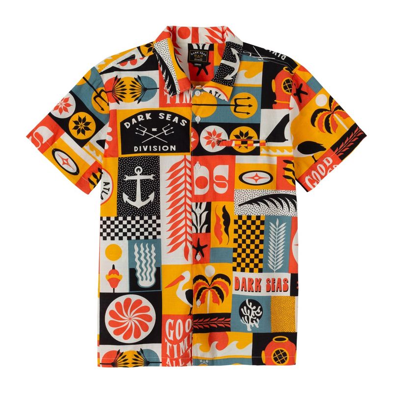 DARK SEAS SIGHT S/S BLOUSE MULTI