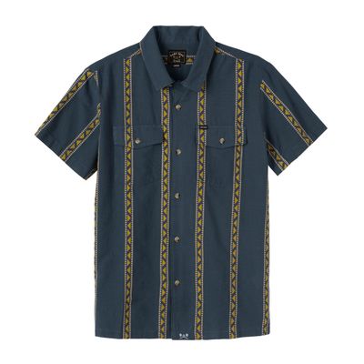 DARK SEAS HILLSDALE S/S BLOUSE SLATE