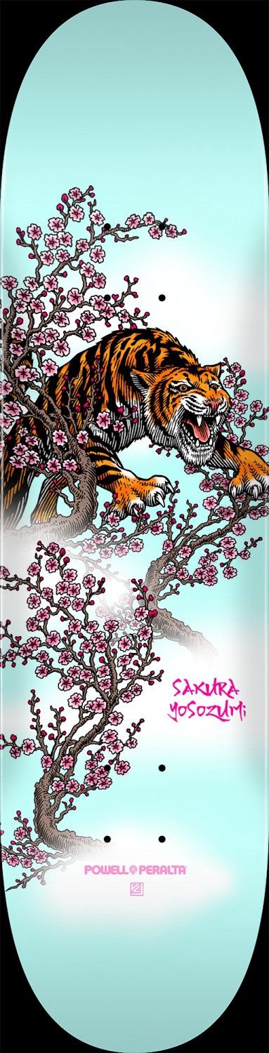 Powell-Peralta deck Yosozumi Tiger Popsicle blue 8.5&quot;