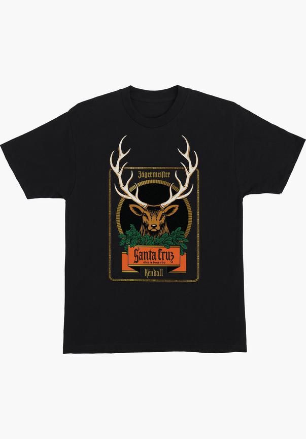 Santa-Cruz T-Shirt Kendall Jagermeister black, Maat: S