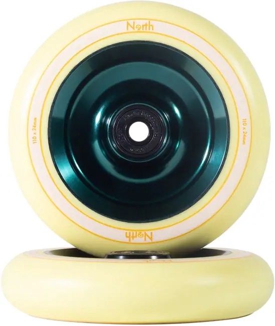 North Fullcore G1 Stuntstep Wiel 110mm 2-pack Midnight Teal