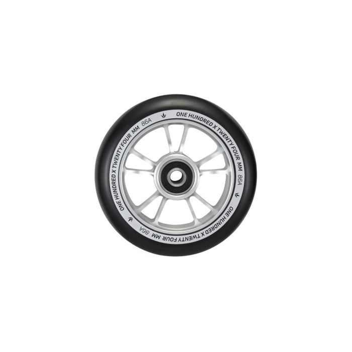 Blunt Wheel 10 Spokes 100mm - Silver/Black