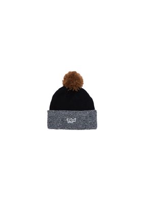 DARK SEAS BLOCKER BEANIE BLACK/GREY OS
