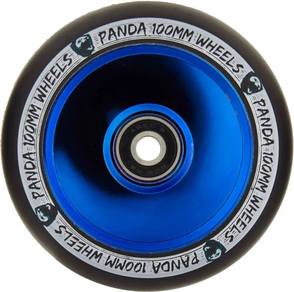 Panda Balloon Fullcore Stuntstep Wiel Blue Chrome 110mm