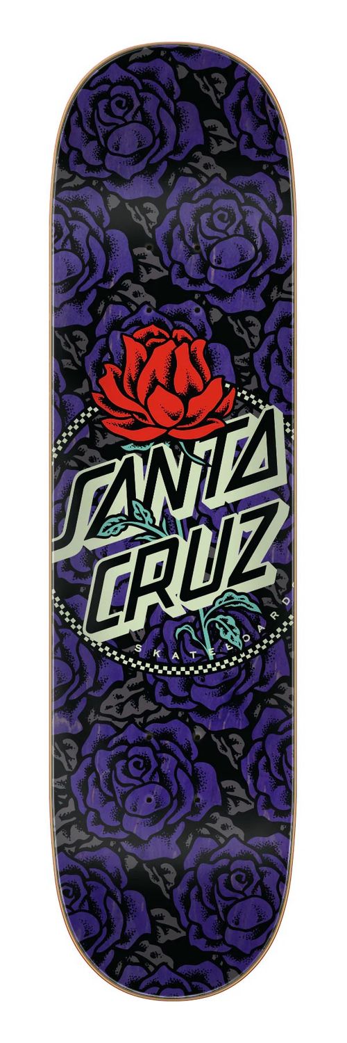 Santa-Cruz Deck Rosette Ringed Dot 8&quot;