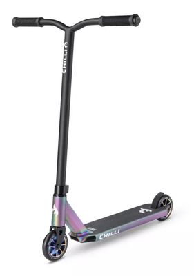 Chilli Stuntstep Rocky 110mm Wielen - Mat Neochroom