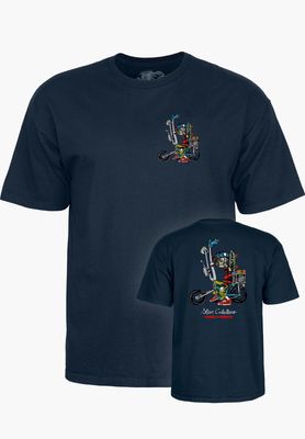 Powell Peralta T-Shirt Steve Caballero Chopper Bike - Navy