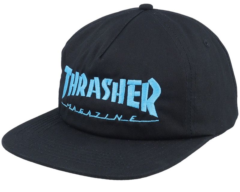 THRASHER SKATE MAG LOGO BLUE SNAPBACK BLACK/BLUE OS