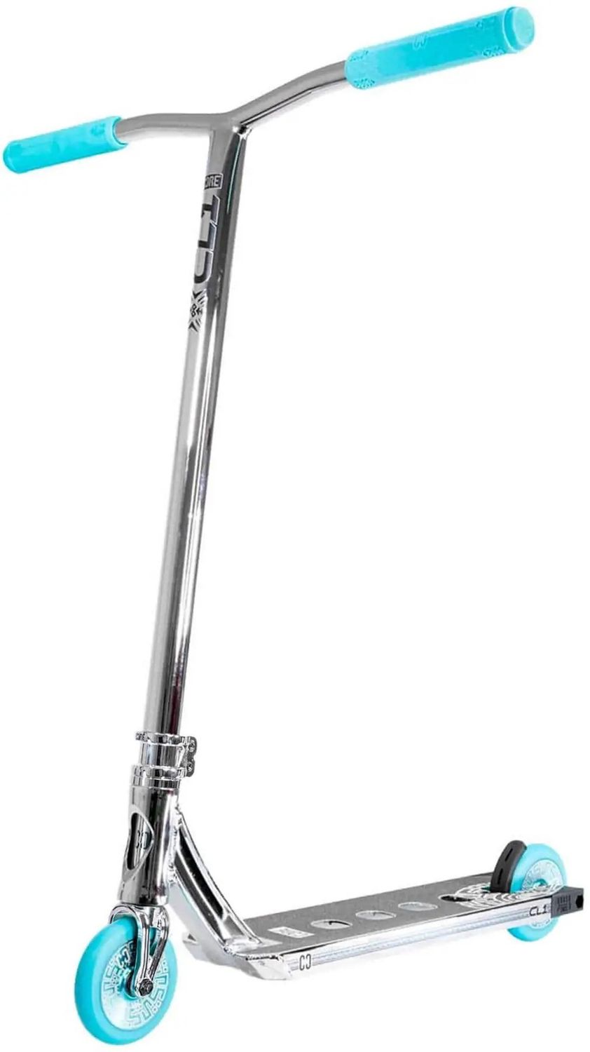 CORE CL1 Stuntstep beschikbaar in 3 kleuren, Kleur: Chrome/Teal