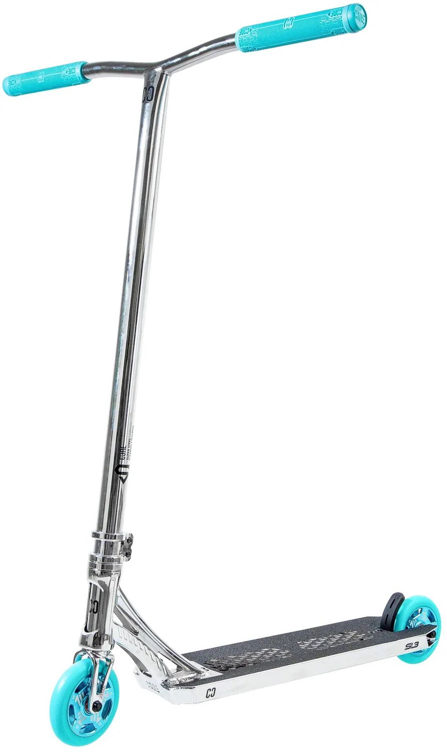 Core SL3 Stuntstep. Leverbaar in 2 kleuren, Kleur: Chrome/Teal