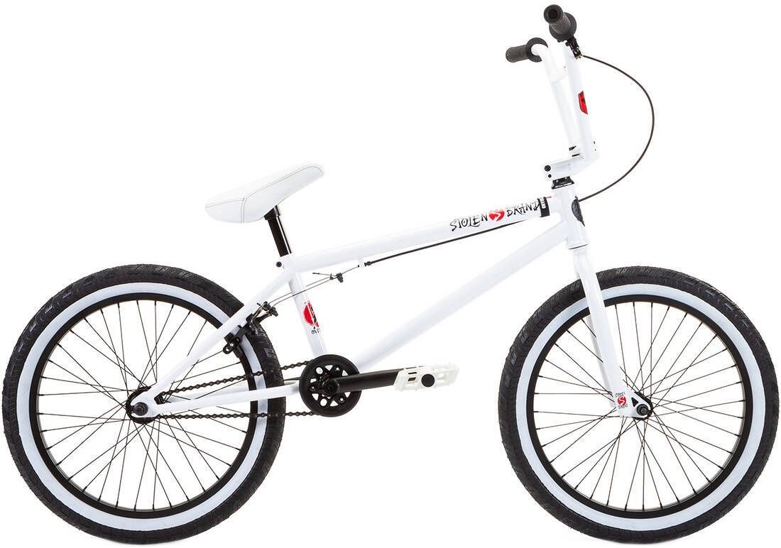 Stolen Overlord 20'' 2022 Freestyle BMX Fiets, Framemaat: 20.75 inch (52.7cm), Kleur: Snow Blind White, Wieldiameter: 20 inch