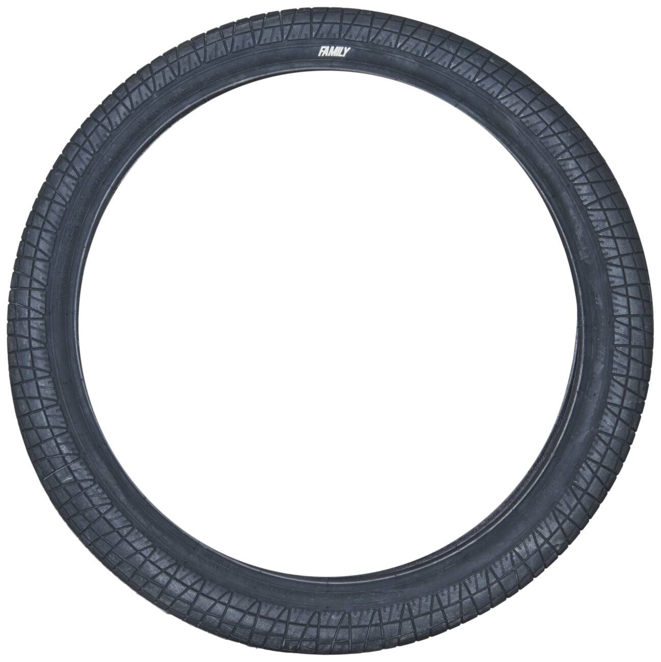 Family 20" BMX Band zwart in 2 verschillende bandbreedtes, Band Breedte: 2.3 inch, Maat: 20 inch