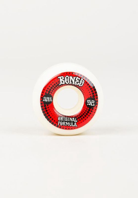 Bones Wheels 100's Originals #5 V5 Sidecut 100A, 52mm white-red
