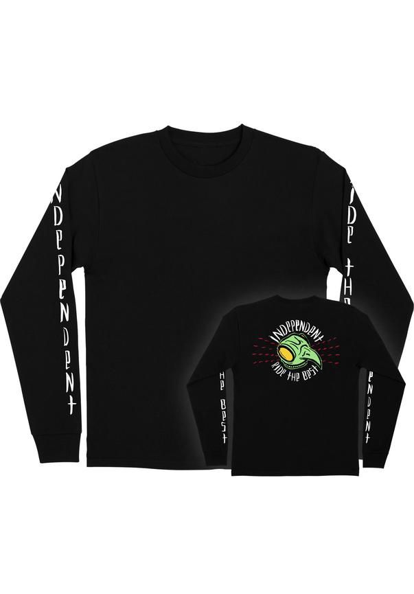 Longsleeve Independent Hawk Transmission L/S Black, Kleur: Zwart, Maat: S