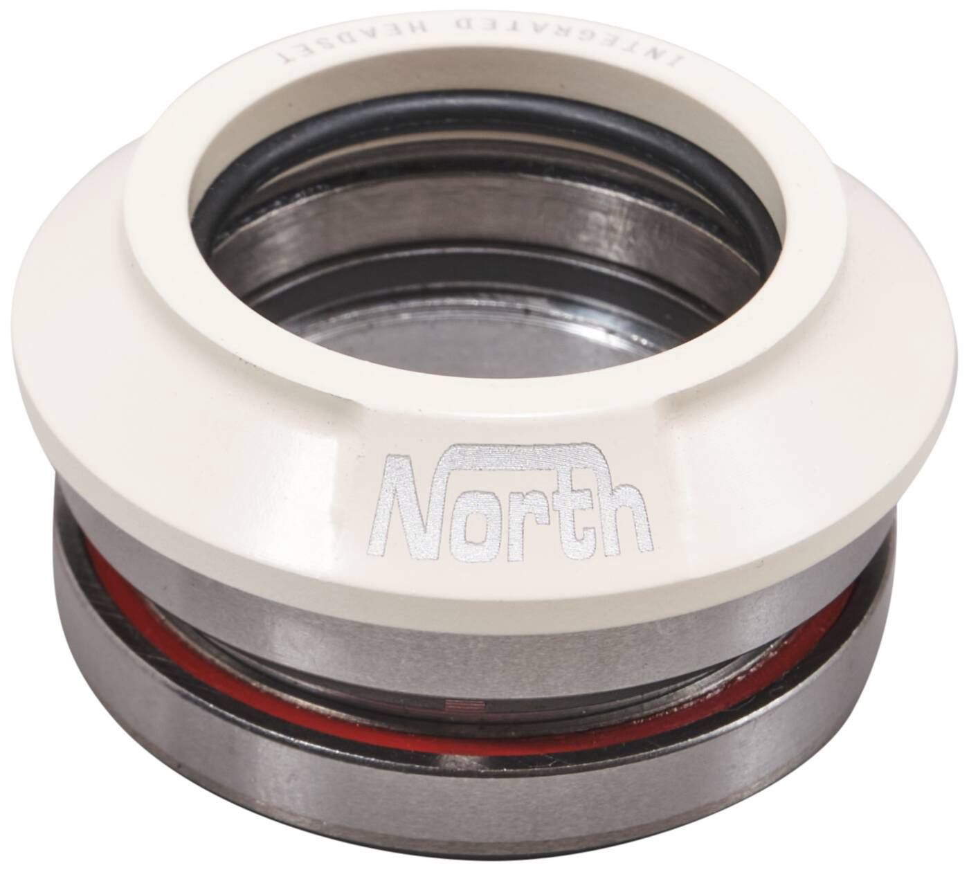 North Star Integrated Headset Stuntstep leverbaar in verschillende kleuren, Kleur: Matte Cream