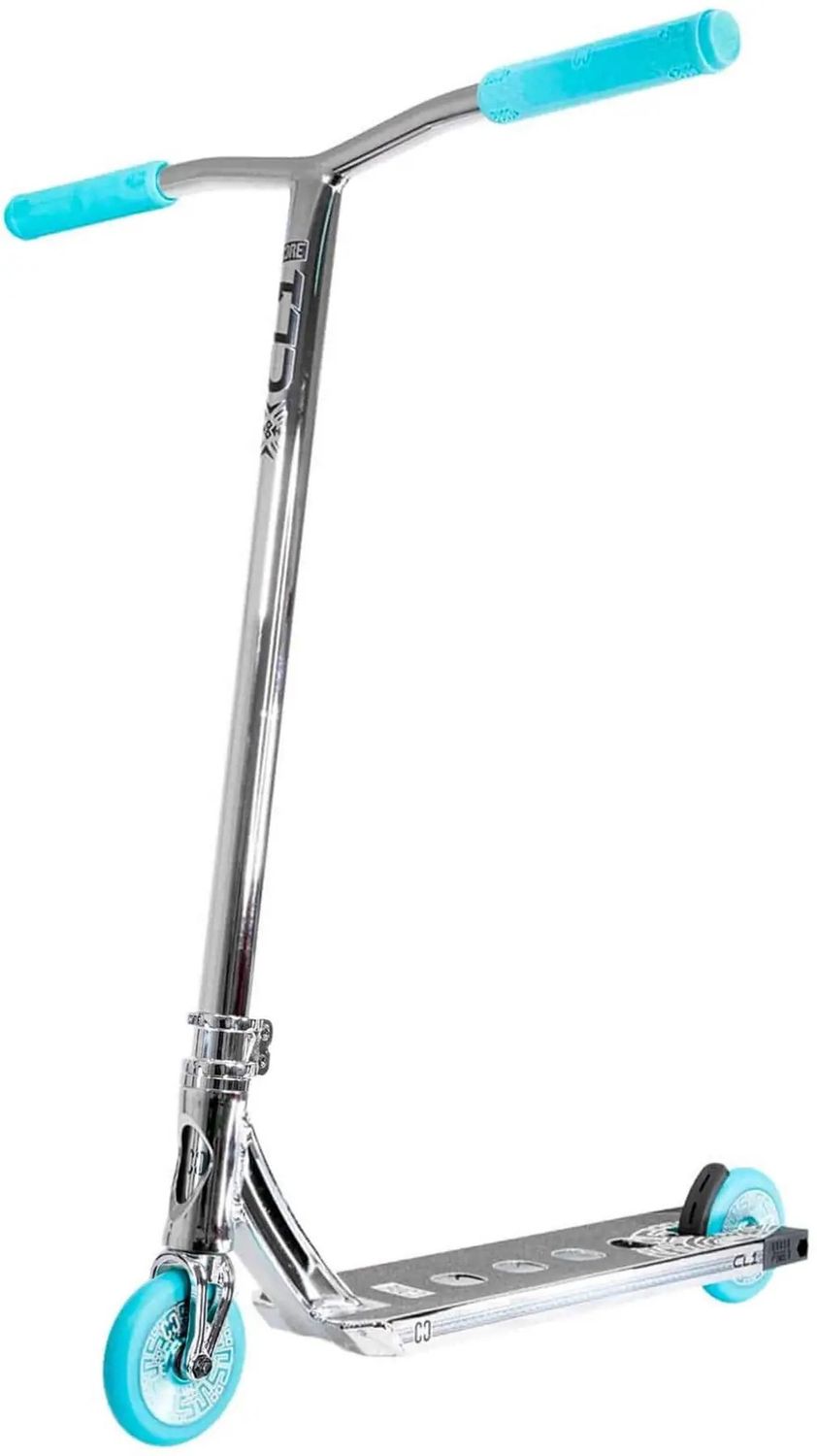 CORE CL1 Stuntstep beschikbaar in 4 kleuren, Kleur: Chrome/Teal