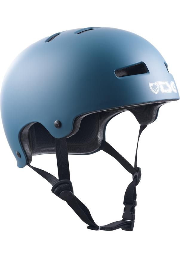 TSG Helm Evolution Solid Colors. Leverbaar in diverse kleuren en maten., Kleur: Satin Teal, Maat: S/M