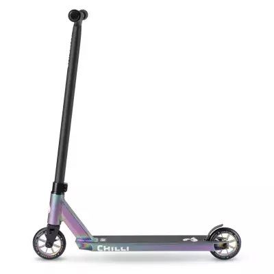 Chilli Stuntstep Rocky 110mm Wielen - Mat Neochroom