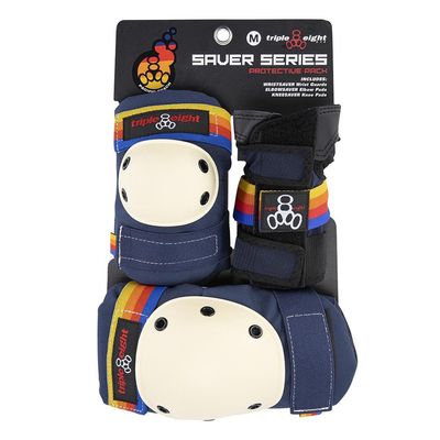 Triple Eight Saver Color Series 3-Pack - Color Pacific Beach