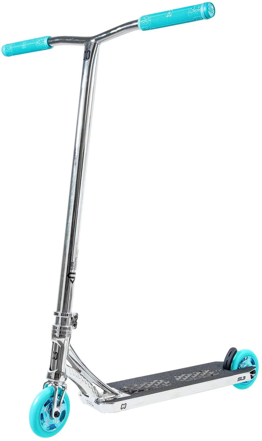 Core SL3 Stuntstep. Leverbaar in 3 kleuren, Kleur: Chrome/Teal