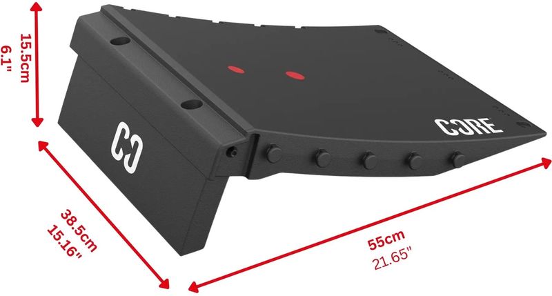 CORE Mini Kicker (Opvouwbaar) Stuntstep Ramp zwart