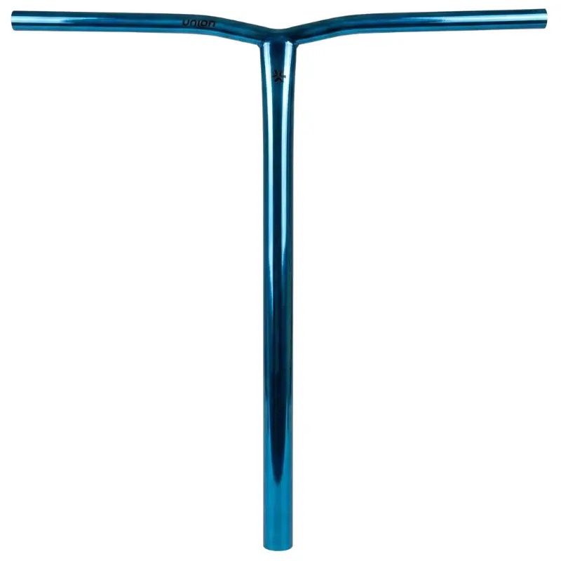 Union Uniq Bend Oversized Pro Scooter Bar Chrome Blue