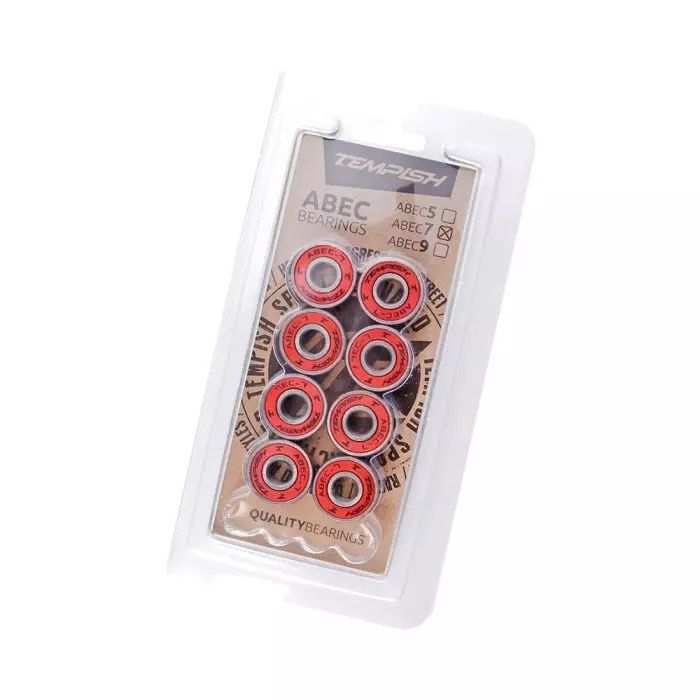 Tempish Abec 7 Rubber Washer Bearings 8 pieces