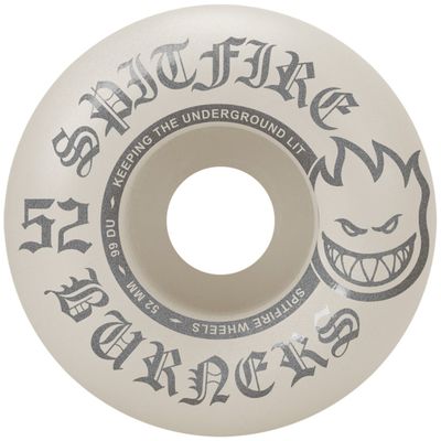 Spitfire Burner Wheels Silver 99D 52mm