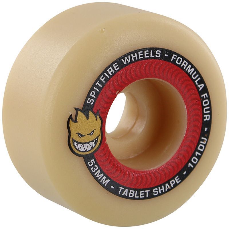 Spitfire Formula Four Tablets Wheels Natural 101D 53mm