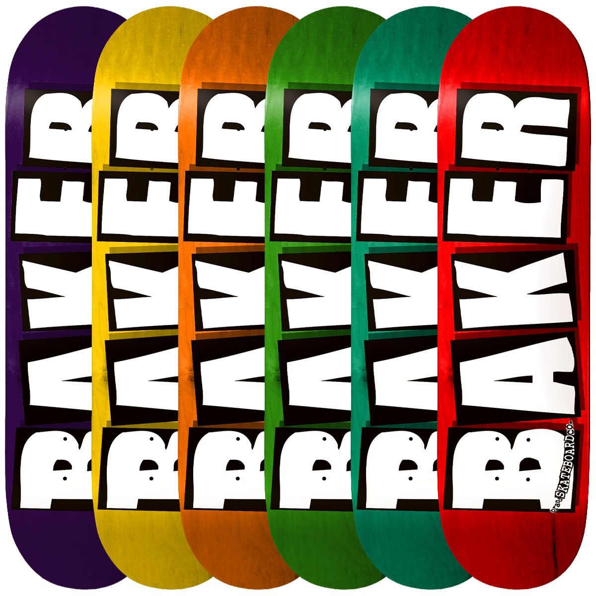 Baker Brand Logo Skateboard Deck Assorted Veneer 8.25