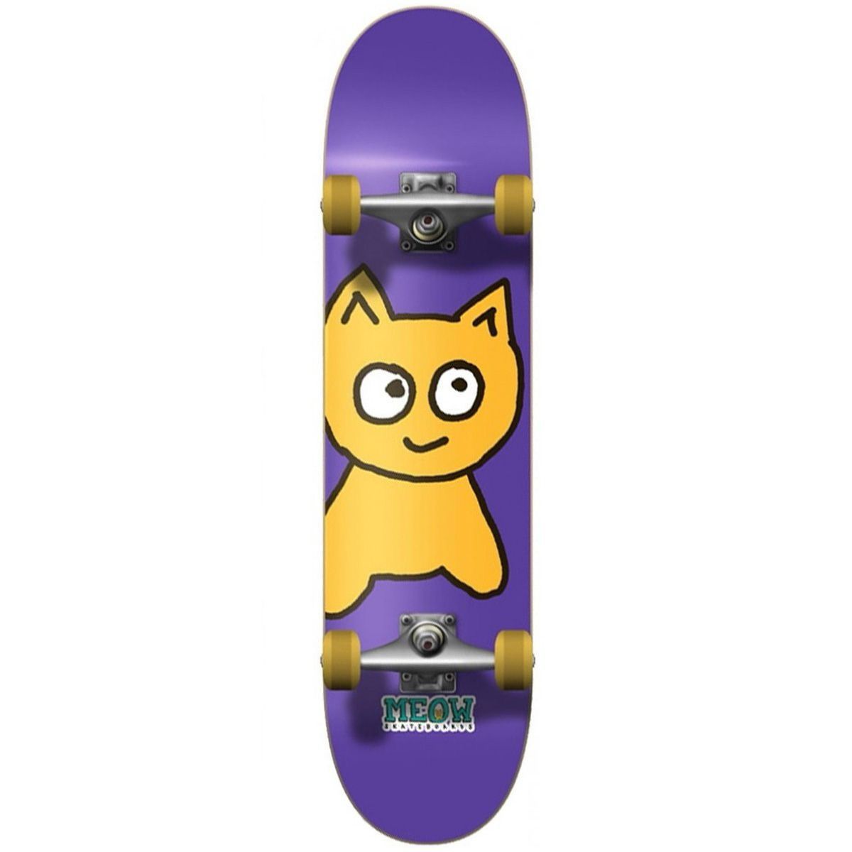 Meow Big Cat Complete Skateboard Purple 8.25