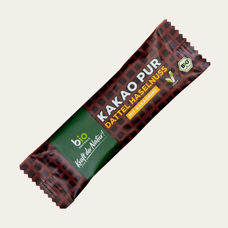 Pure Cocoa Date Hazelnut Bar Bio Zentrale