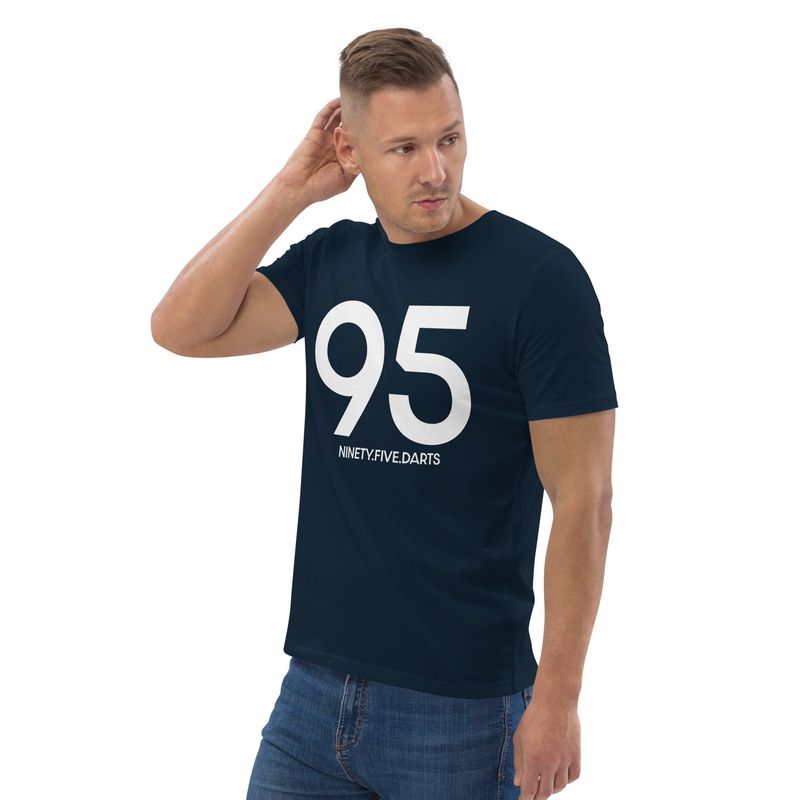 Bio-Baumwoll-T-Shirt NINETY.FIVE.DARTS Front/Backprint
